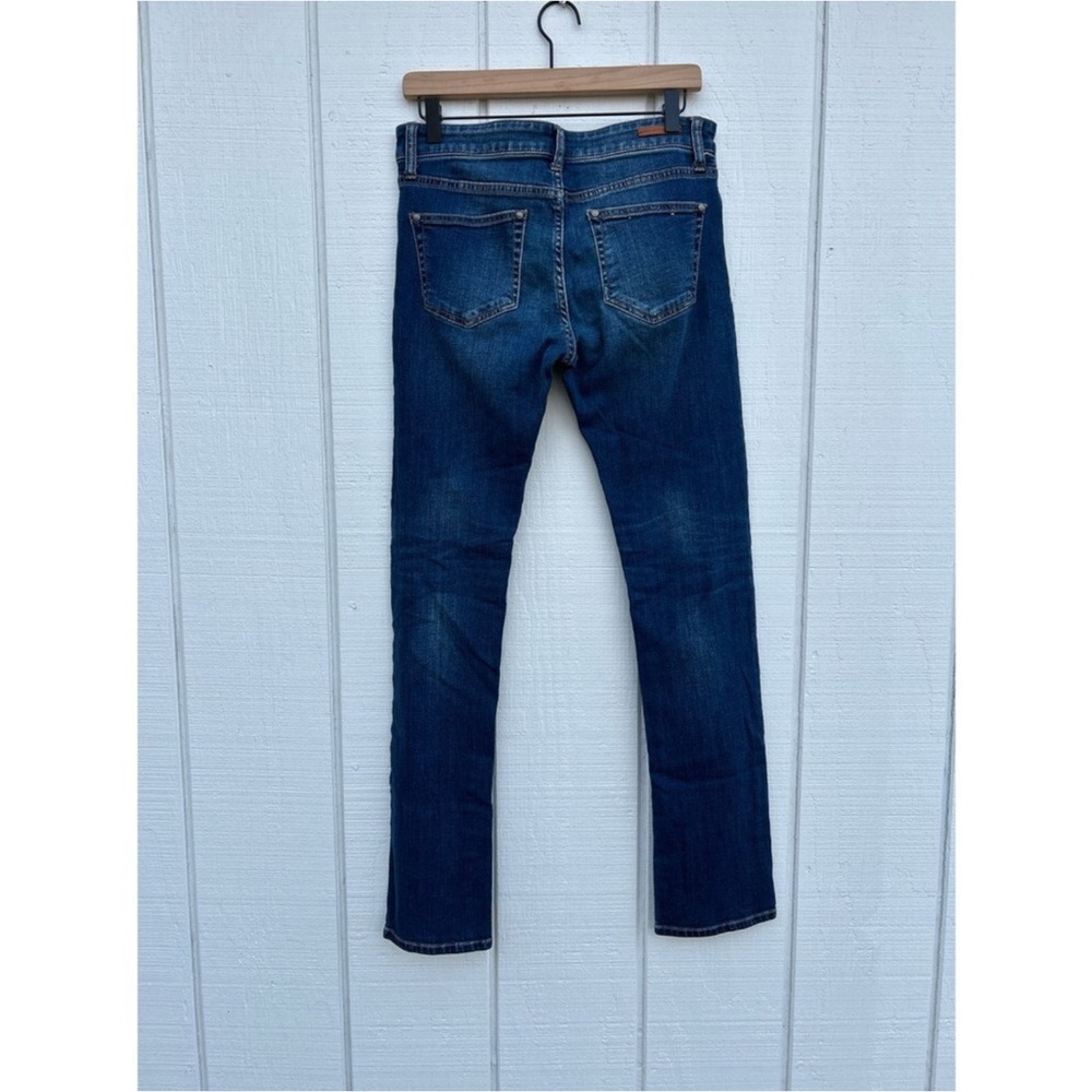 Pilcro and the Letterpress Parallel Women's Straight Denim Blue Jeans size 28